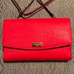 Red Kate Spade crossbody purse